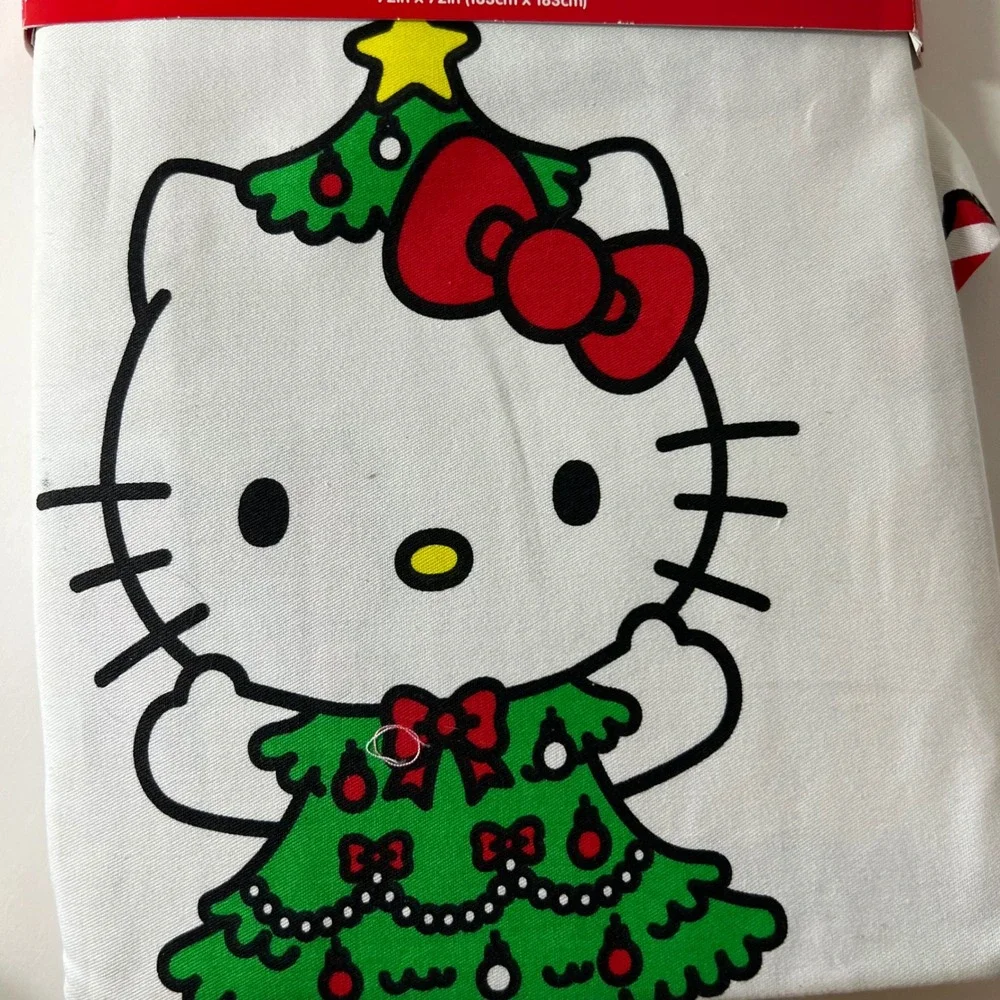 Hello Kitty Christmas Shower Curtain 72 x 72